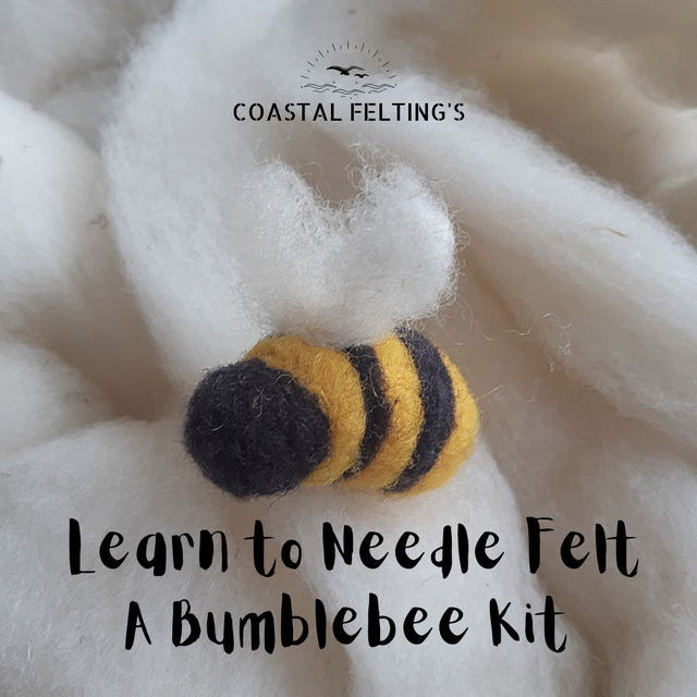 Large Felted Bumble Bee 